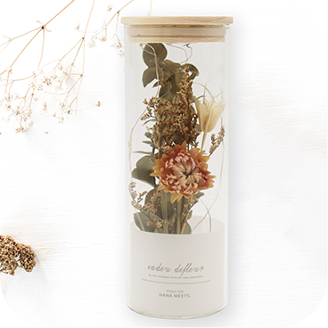 LEDドライフラワーボトル