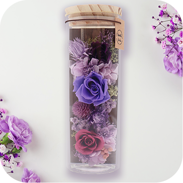 プリザーブドフラワーボトル
